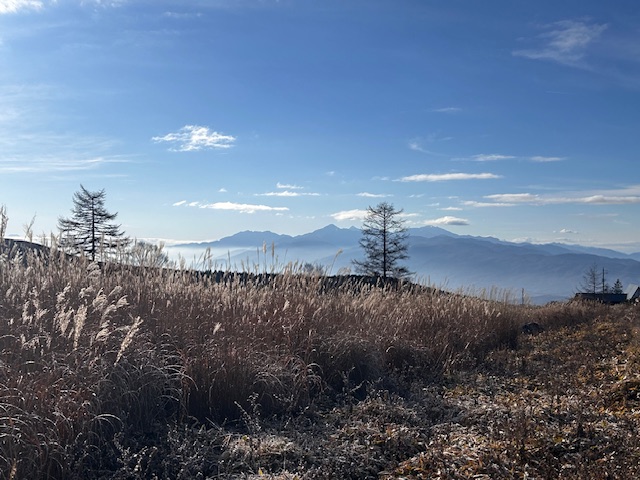 霧ヶ峰　秋　冬
風景写真