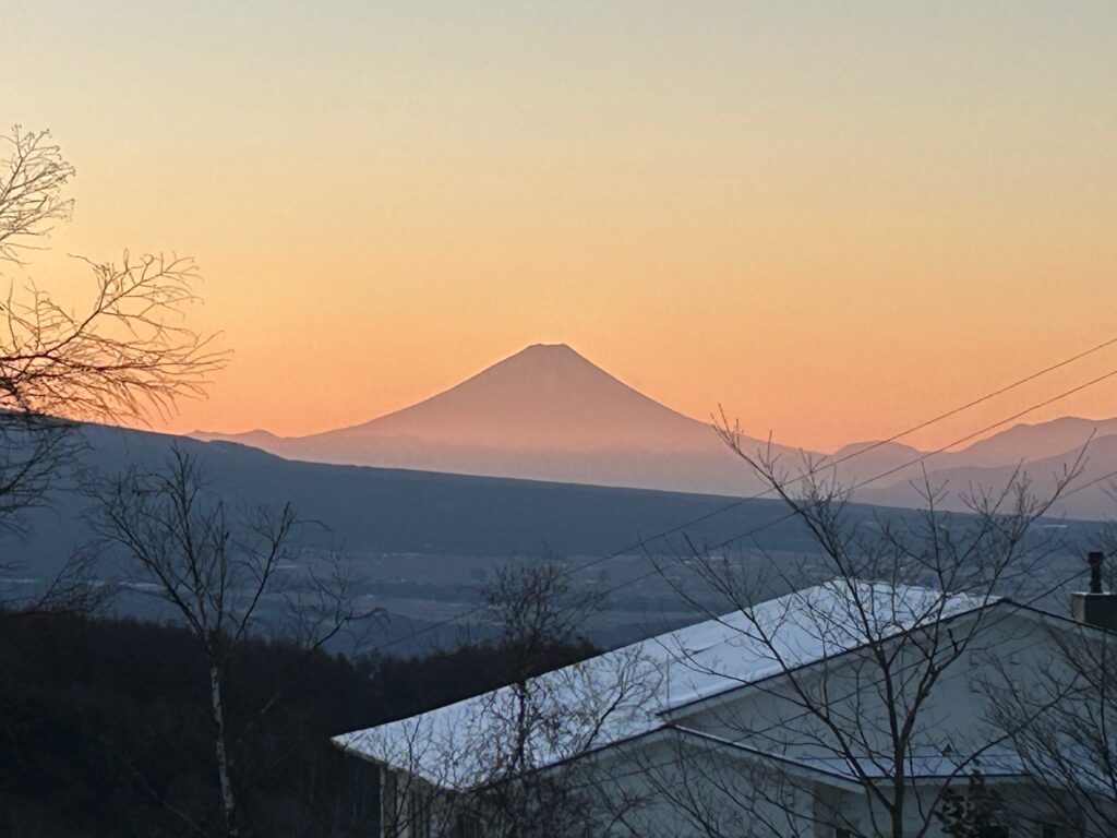 霧ヶ峰　初日の出　撮影